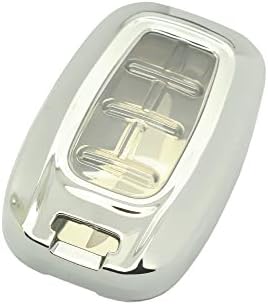 Segaden Soft TPU Case Shell Cover Shoter држач за заштитник компатибилен со Chrysler Pacifica Voyager далечински клуч FOB 3 5 6 7 копче