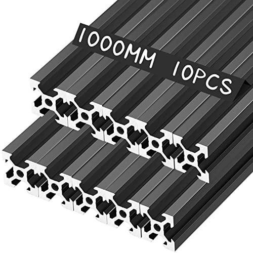 10 парчиња 1000 мм 2020 Истиснување На Алуминиум Европски Стандарден Анодизиран Линеарен Железнички Индустриски Алуминиумски Профили ЗА Делови