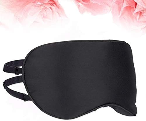 Doitool Women Silk Sleep Eye Dishable Blindfold Shanding Eyepatch цврста боја лесна и удобна заштита на очите за очила со двојно прилагодлива