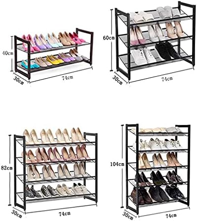NMDCDH решетката за чевли со повеќе нивоа решетки за чевли бесплатно стоечки метални чевли за складирање на полица за складирање