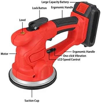 6 брзини плочки машина за плочки Електрични плочки Вибратор Вшмукак за вшмукување на автоматска алатка за израмнување на вибраторот на подот