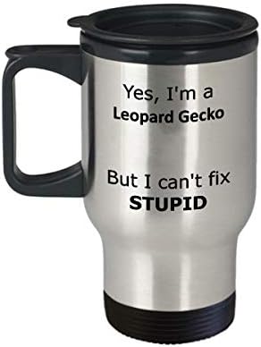 Да, Јас Сум Леопард Геко, Но Не Можам Да Ја Поправам Глупавата Кригла За Патување-смешен подарок Од Леопард геко