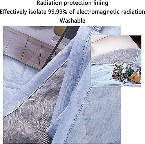 Yilefu emf anti-radiation kide lister бремена ќебе зрачење штит 5g заштита породилно бебе торба мека и дише отстранлива и се пеат