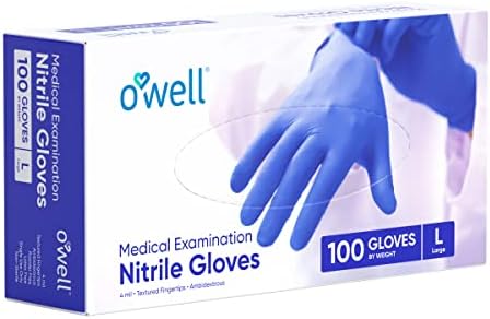 Оуел нитрил нараквици, ракавици за еднократна употреба | Нараквици за медицински преглед од 4 милји, прашоци, латекс без ракавици, ракавици за чистење и чистење на х?