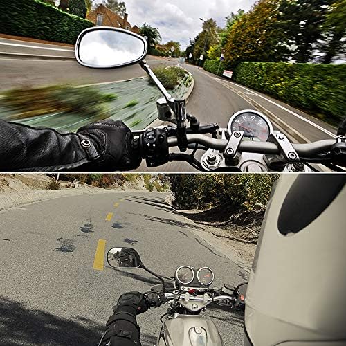 Комплет за мотоцикли за моторцикл, компатибилен со GoPro Hero 10 Black, Hero 9/8/7/6, 4 сесија и повеќе акциони камери