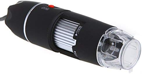 Jeanda - Electronics 5MP USB 8 LED дигитална дигитална камера за микроскоп Ендоскоп лушпа 50x ~ 500X мерка за зголемување