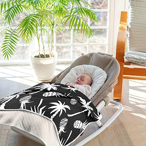 Чувајте ја палмата кокосова палма бебешки ќебиња за девојчиња момчиња бебе дете, меко бебе ватенка кадифен креветче ќебе новородено шетач ќебе расадник новороден?