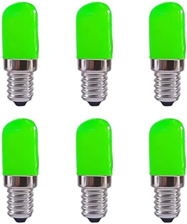 YDJoo E12 LED Сијалица 2w Зелена Боја Светилки 20w Халоген Замена Е12 Мини Канделабри База Лустерот Сијалица Декоративни Ноќни Светла