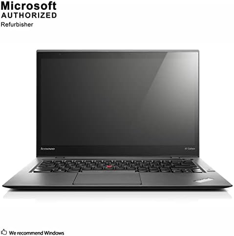 Леново ThinkPad X1 Carbon 4TH GEN 14 Бизнис Лаптоп, Intel Core I5-6300U 2.4 GHZ, 8G DDR3, M. 2 128G SSD, HDMI, mDP, USB 3.0, Windows 10