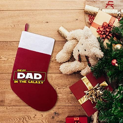 Најдобриот татко во Галакси Божиќ, порибување на Божиќни чорапи, куќи за кутии, семејство Божиќ декор