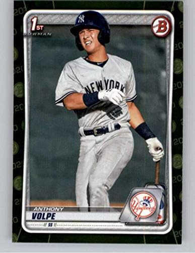 2020 Bowman Prospects Camo BP-139 Anthony Volpe RC Rackie New York Yankees MLB Baseball Trading Card