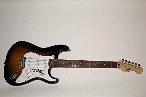 Рик Нилсен и Робин Зандер потпишаа Електрична гитара за автограм Fender Brand - PSA