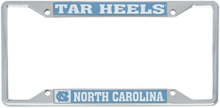 Универзитет во Северна Каролина УНЦ Тар Тар Хелс Капел Хил Метална регистарска табличка за предниот или задниот дел на автомобилот