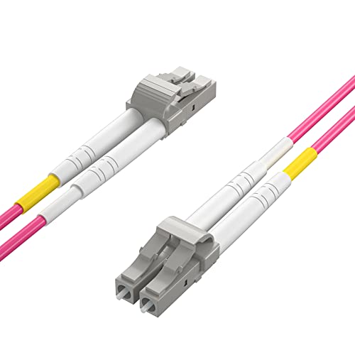 OM4 LC UPC до LC UPC Fiber Patch Cable, 1/10/40 GB мулти -режим скокач дуплекс 50/125μm - 1M - 50/125μM