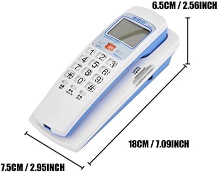 Телефонски фиксни телефони со кабел со лична карта и бирање со позадинско осветлување, 30 групни барања за складирање на број на