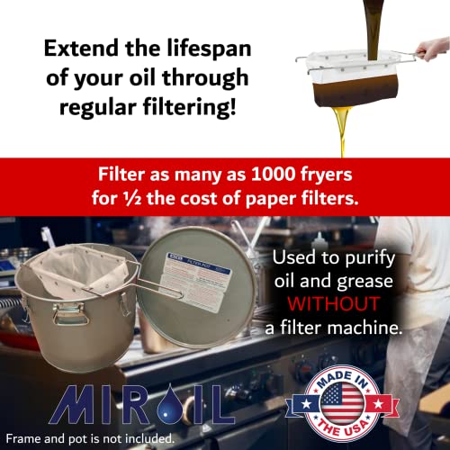 MiRoil | Торба за филтрирање на филтерот RB22FS | MiRoil EZ Togn Filter Togn | Дел 12748 | Користете за филтрирање на масло за