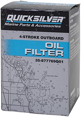 Quicksilver 877769Q01 Филтер за нафта за излез од шест-цилиндри на Меркур Верадо