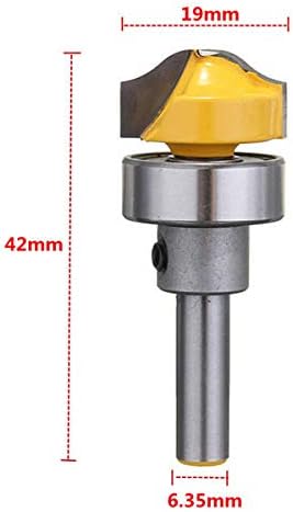 NC Yuutool 1/4 инчен Shank Profile Groove Sefrate Router Bit 2 Flute Cuthering Line Line Line