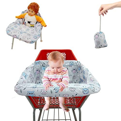 Позико Преносни Шопинг Кошничка Покритие за Бебе &засилувач; Висок Стол Покритие, Машина Перат Заменливи Корица Количка За Бебиња,