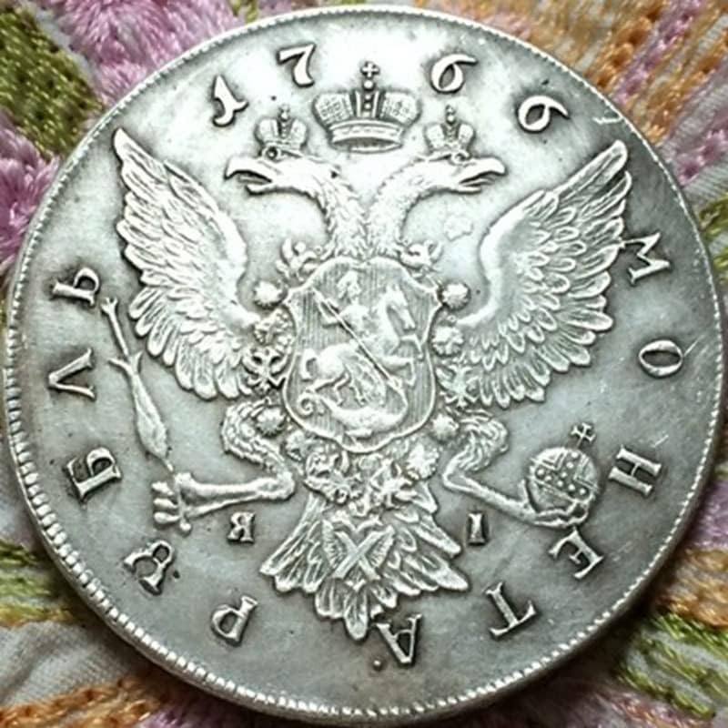 Руска Античка Монета 1766 Рубли Монета
