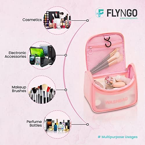 Флинго Повеќенаменска Торбичка За Шминка За Козметички Организатори За Жени И Девојки За Патување, Розова, Додатоци За Патување