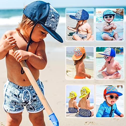 2 парчиња Детска Бејзбол Капа, Бебиња Момчиња ДЕВОЈЧИЊА UPF 50+ Шапка За Заштита ОД Сонце СО УВ Зраци,Капа За Пливање За Брзо Сушење