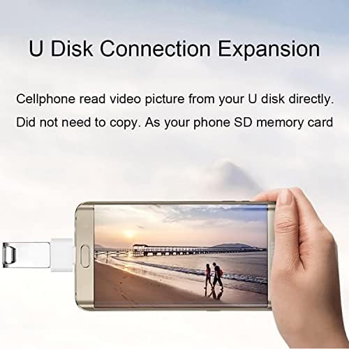 USB-C Femaleенски до USB 3.0 машки адаптер компатибилен со вашиот Samsung Galaxy S21/Ultra/Plus/S21+ 5G Мулти употреба Конвертирајќи ги функциите