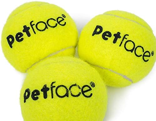 Петфејс Супер Тениски Топчиња За Кучиња, Фрлање И Носење, Вежбање На Отворено, 12 Пакувања