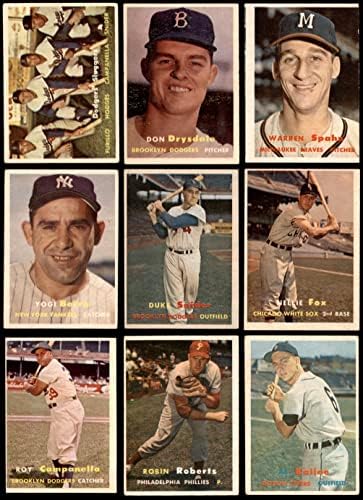 1957 Топс Бејзбол со низок број Комплетен сет VG+