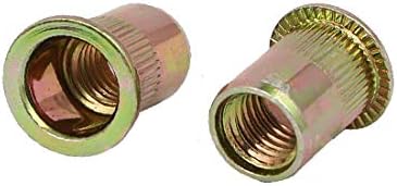 X-Gree M10 x 20mm Knured Open Ended Ended Blind Rivet Insert Outser_T 200pcs (M10 x 20 mm Tuerca Remache Ciego de Extromo Abierto