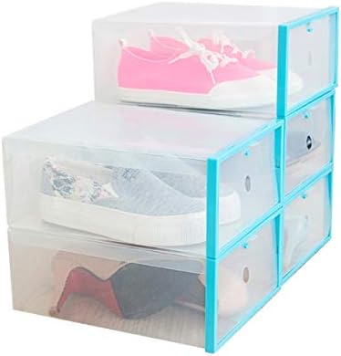 Anncus 2 парче/лот чиста про transparentирна фиока кутија пластични кутии за чевли Организатор за складирање на кутии за стабилна кутија -