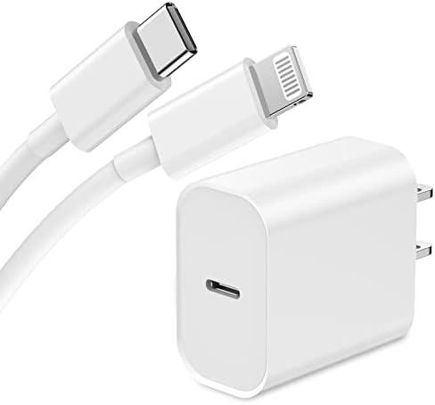 iPhone 14 13 11 Брз полнач, iPhone Charger Fast Charging додатоци 【Apple MFI Сертифициран】 Тип Ц полнач за полнач за напојување со 10ft USB