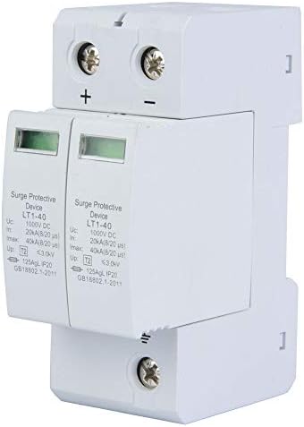 Заштитен уреди за заштитени 2P напон на наплив на уреди DC фотоволтаичен заштитник на молња со низок напон на напон, заштитник на целата куќа за заштита на домови за з