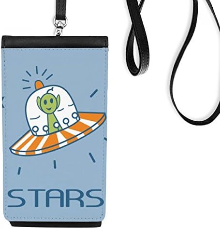 Универзум и туѓо патување меѓу starsвездите Телефонски чанта што виси мобилна торбичка црн џеб