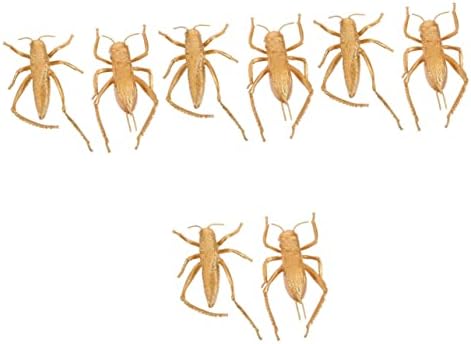 Јардве 8 парчиња симулирани инсекти животни играчки златно златно издание ПВЦ