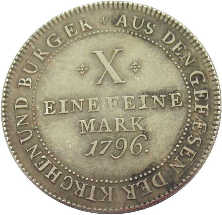 Германски Комеморативен 1796 Странски Копија Бакар Комеморативна Монета