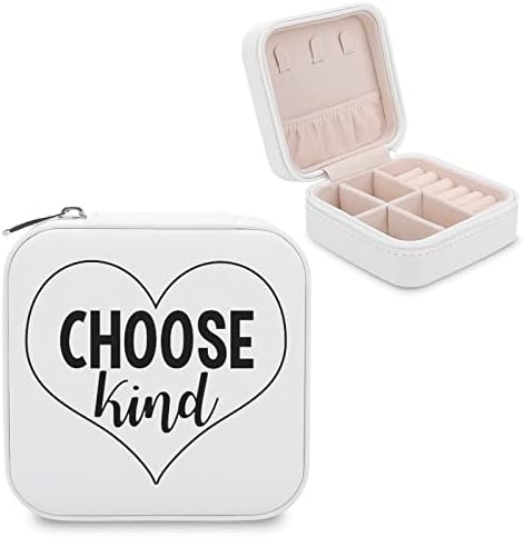 Изберете kind kind накит кутија Организатор за складирање на кутии за складирање подарок за жени девојки обетки ѓердан прстени патуваат