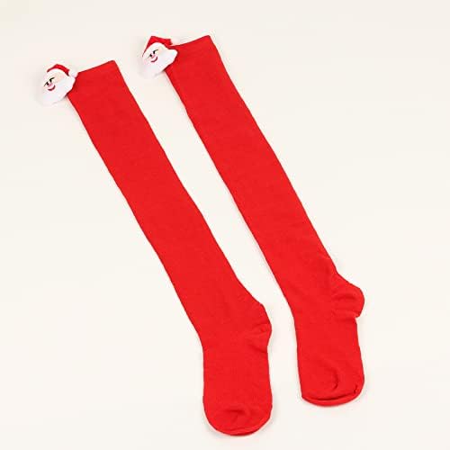Ииус Божиќни Чорапи Жени Среќен Божиќ Забава Шарени Памучни Празнични Чорапи Смешни Новини Чорапи На Екипажот Нелизгачки Гном Чорапи За Трчање