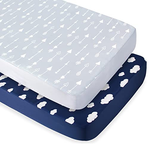 Заштитник на душекот за креветчиња водоотпорен вклопување 52 × 28 креветче/столче за креветчиња и креветчиња за креветчиња