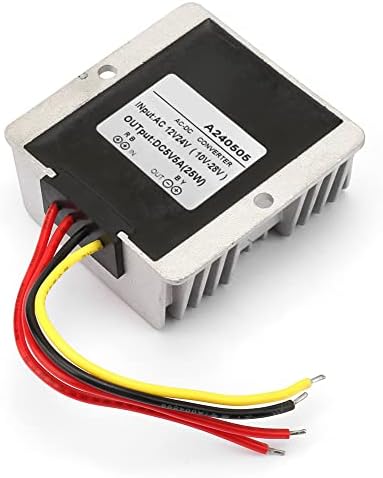 Kuidamos AC12V 24V до 5V DC Конвертор на напојување, AC до DC модул за напојување AC во DC напон конвертор IP67 регулатор на конвертор