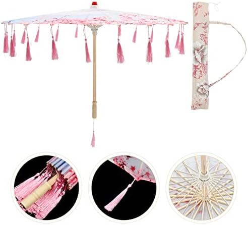 Хомојојо гроздобер декор азиски чадор за свила кинески уметнички класични чадори за танцување за свадбени забави Фотографија костуми косплеј декорација на сливи