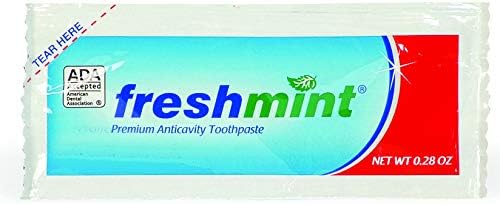 Freshmint® 250 Пакети од 0,28 мл. Еднократна Употреба Премиум Антикавитет Флуорид Паста За Заби Пакет