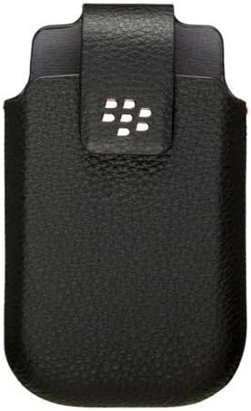 Blackberry HDW-31350-001 Кожа Вртливата Футрола Крива 3G-Не-Мало Пакување-Црна