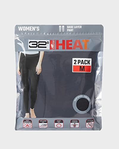 32 степени женски 2 пакувања ултра лесни термички базели за нозе, пантолони