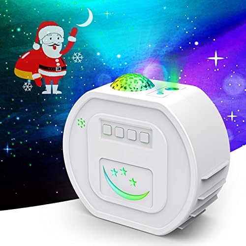 7YS7RO Божиќен проектор предводена од светлосен проектор starвезда Месечина небо бебе деца ноќно расположение подарок