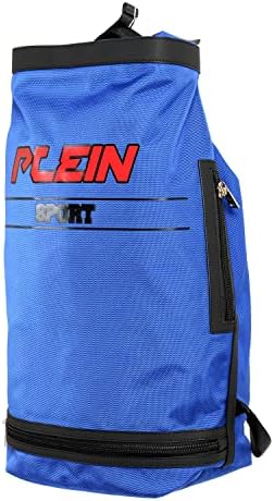 Plein Sport Unisex Blue Logo Print Голема торба за ранец