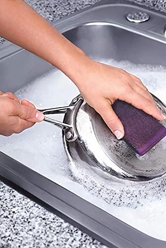 12 компјутери сунѓери за кујна не гребени чистачи за чистење садови за домаќинства чистачи и алатка за мијалник за тави за садови