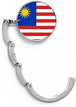 Национално знаме на Малезија Национално знаме Азија, кука за кука за декоративно затворач за преклопување на преклопната закачалка