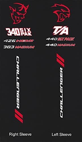 Jh Дизајн Груп за машки Dodge Challenger Hoodies во 2 стилови Pullover & Zip Up