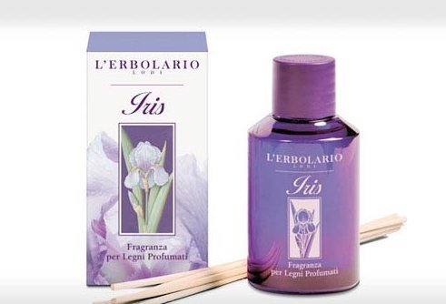 L'Erbolario - јоргован - мирисен дифузер од дрвена трска - долготраен цветен, килибарски мирис - декоративен, мирис на соба за